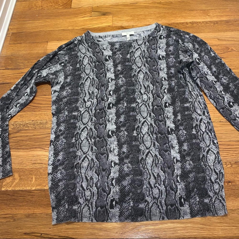 Joie Snakeskin Sweater - Small